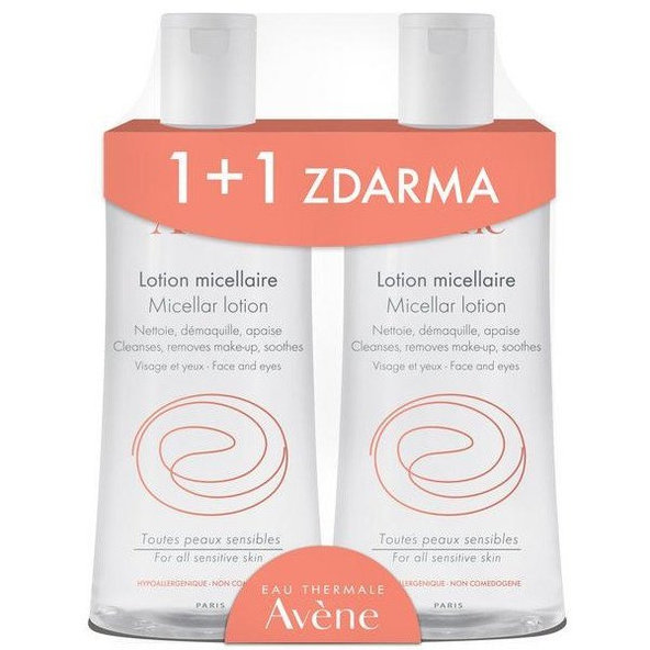 AVENE odličovací micelární voda Duo 2x400 ml