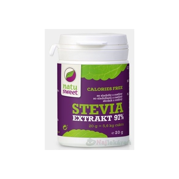 Natusweet Stevia čistý extrakt 97% 20 g