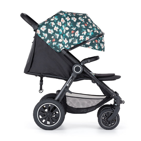 PETITE&MARS kočárek Street+ Air Black Flowers Limited100
