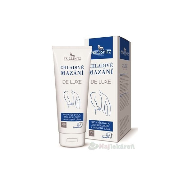 Priessnitz chladivý gel DE LUXE 200 ml
