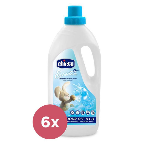 Chicco prací gel Sensitive 1,5 l 6 ks