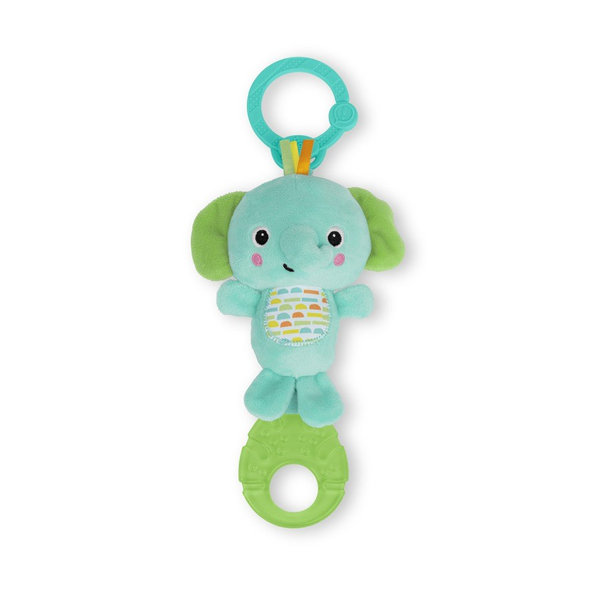 Bright Starts hudobná hračka na C krúžku Tug Tunes slon 0m+