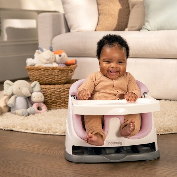 Ingenuity podsedák na židli 2v1 Baby Base™ Peony™ 6 m+ do 22 kg