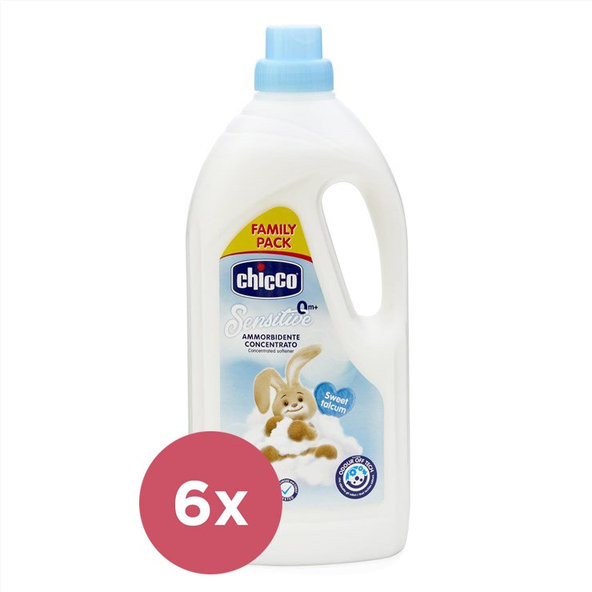 Chicco aviváž koncentrovaná Sladký pudr 1,5 l 6 ks