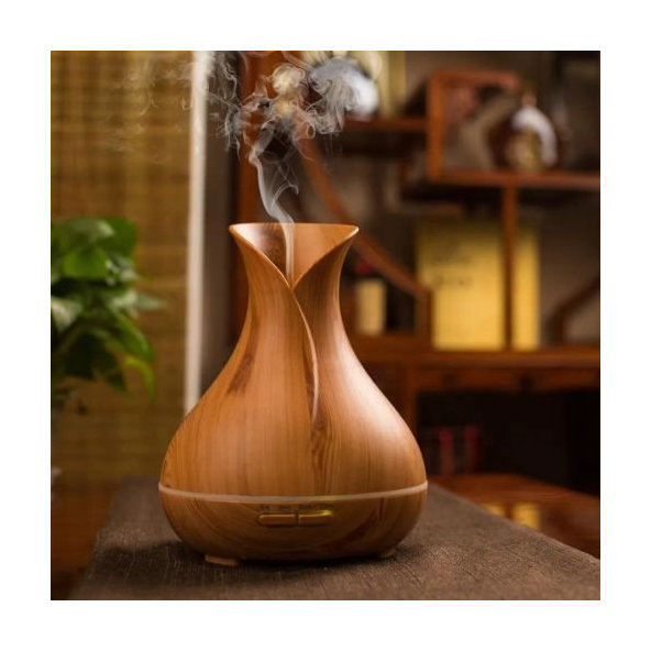 Aroma difuzér pro esenciální oleje kapka světlá Bioruža 300ml