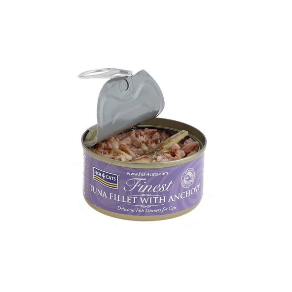FISH4CATS Finest konzerva pro kočky tuňák s ančovičkami 70 g