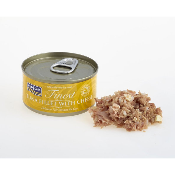 FISH4CATS Finest konzerva pro kočky tuňák se sýrem 70 g