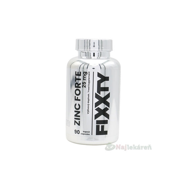 Fixxty Zinc Forte 25 mg 90 kapslí