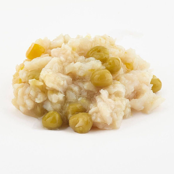 Fish4Dogs Finest konzerva pro psy bílá ryba s dýní a hráškem 85 g