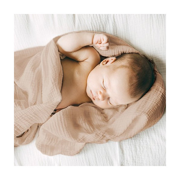 Babyono mušelínové pleny Super Soft starorůžová 3 ks