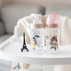 Canpol Babies Bonjour Paris široká kojenecká láhev růžová 240 ml
