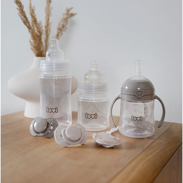 LOVI Harmony Hrnek první s brčkem a závažím 150 ml
