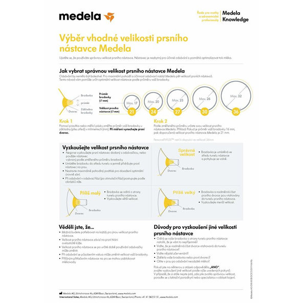 Medela prsní nástavec PersonalFit Flex™ M 24 mm 2 ks