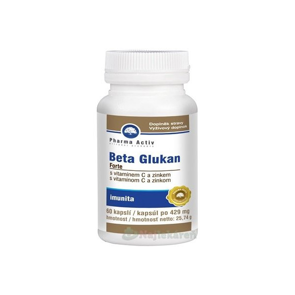 Pharma Activ Beta Glukán Forte 60 tablet