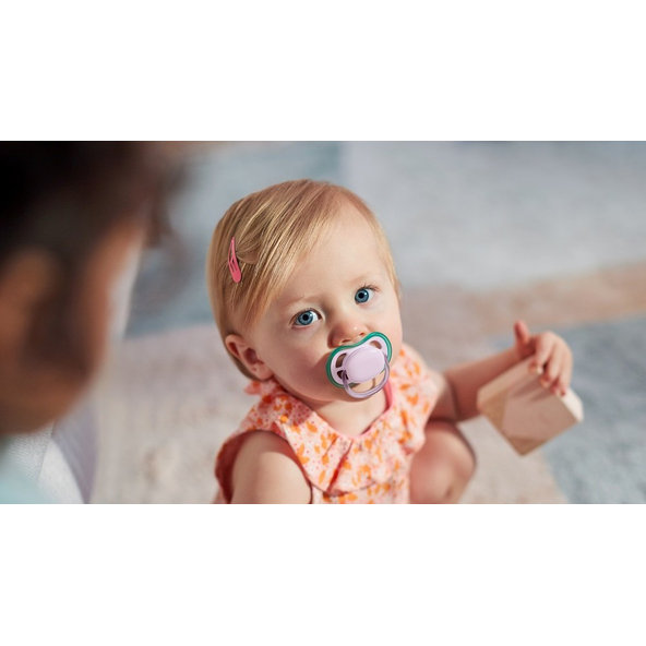 Philips AVENT dudlík Ultra Air 0–6 m dívčí fialový 2 ks