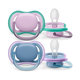 Philips AVENT dudlík Ultra Air 6–18 m dívčí modrý 2 ks