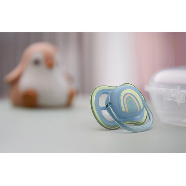 Philips AVENT dudlík Ultra Air 0–6 m duha 1 ks