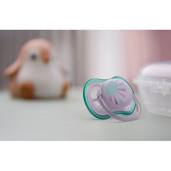Philips AVENT dudlík Ultra Air 0–6 m sluníčko 1 ks