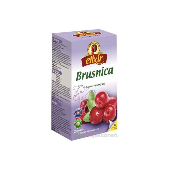 AGROKARPATY Brusinka pravá ovocně bylinný čaj 20x1,5 g