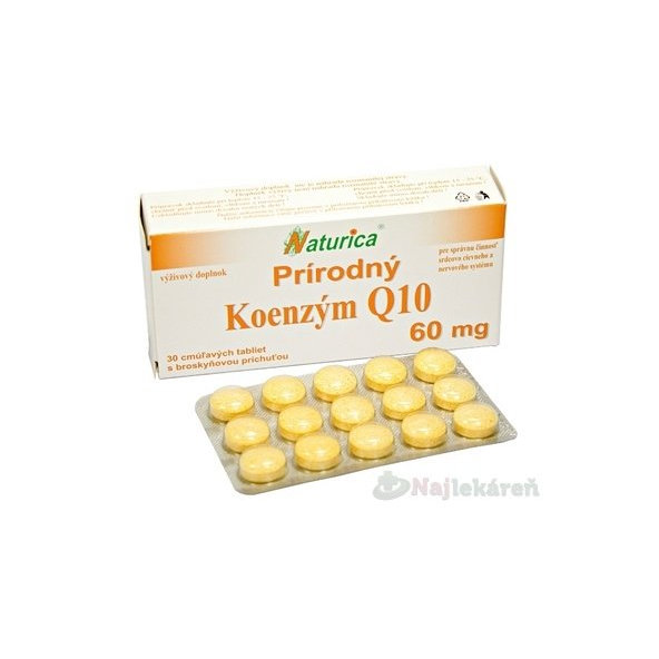 Naturica Přírodní Koenzym Q10 60 mg 30 tablet