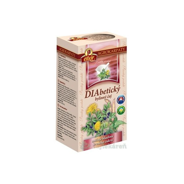 AGROKARPATY Diabetický čaj 20x2 g