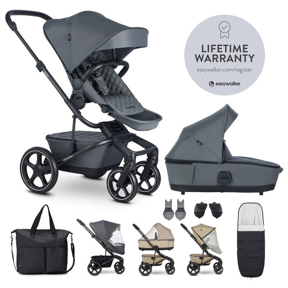 Easywalker kočík Harvey 5 Premium Mineral Grey XXL set
