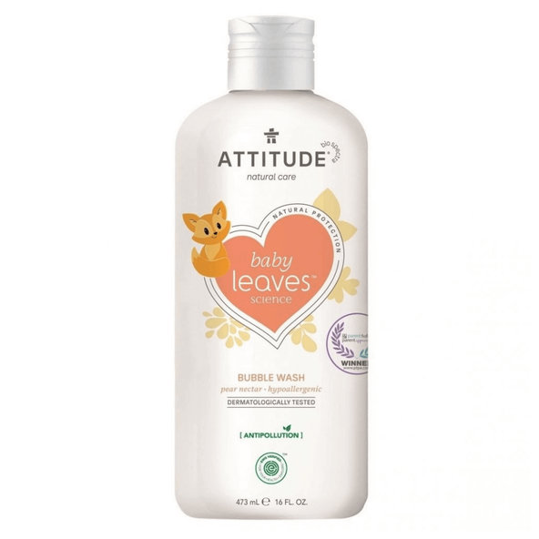 Attitude Baby Leaves dětská pěna do koupele hrušková šťáva 473 ml