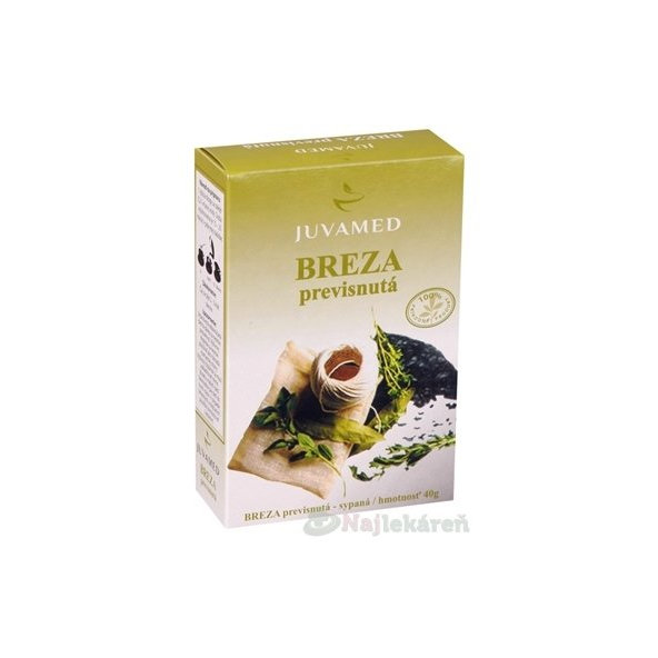 Juvamed Bříza bělokorá list bylinný čaj 40 g