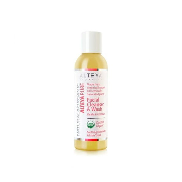 Alteya čisticí gel na tvář vanilka a geranium 150 ml