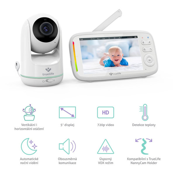 TRUELIFE NannyCam R5 360° digitální videůchůvička