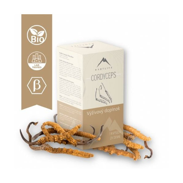 Hrotlife Cordyceps 60 kapslí