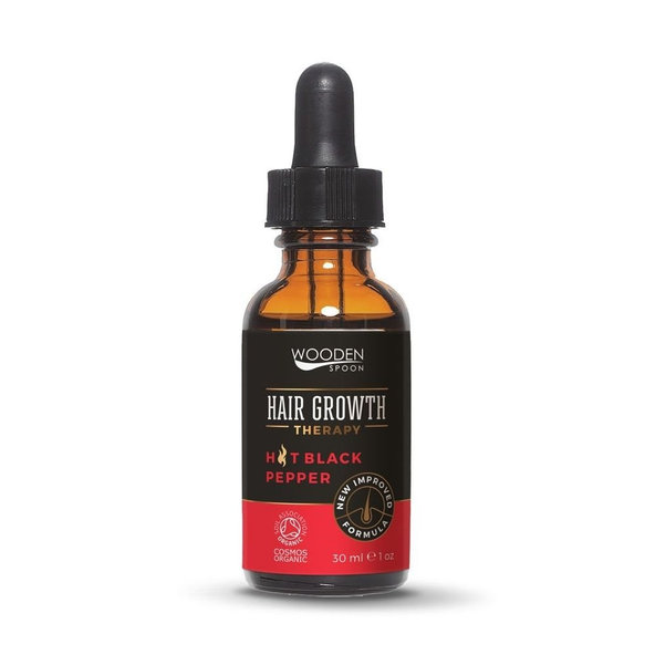 Wooden Spoon sérum pro růst vlasů s černým pepřem 30 ml