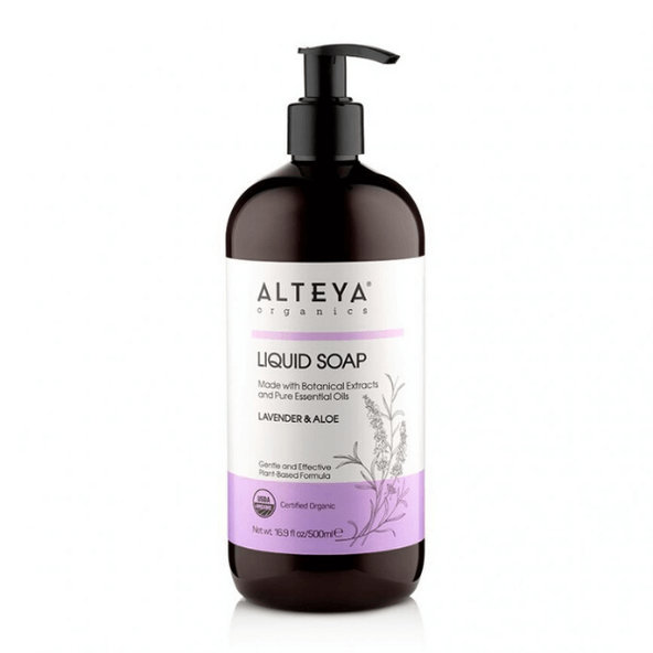 Alteya Organics tekuté mýdlo Levandule & Aloe 500 ml
