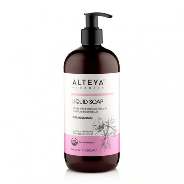 Alteya Organics tekuté mýdlo Muškát & Růže 500 ml