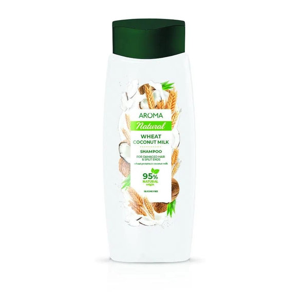 Aroma Wheat & Coconut Milk šampon na lámavé vlasy a konečky 400 ml