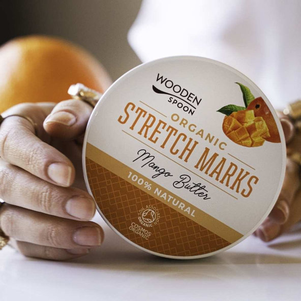 Wooden Spoon mangové máslo proti striím 100 ml