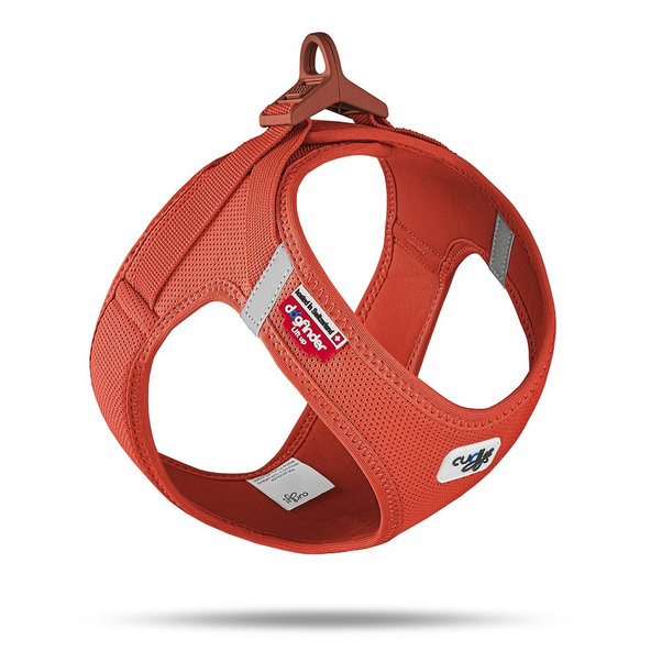 Curli postroj pro psy se sponou Air-Mesh Sun Orange 2XS 2-4 kg