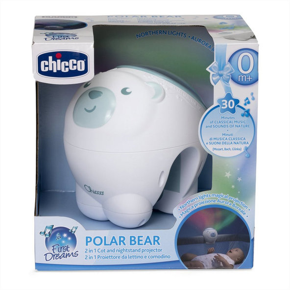Chicco projektor polární záře Medvěd modrý