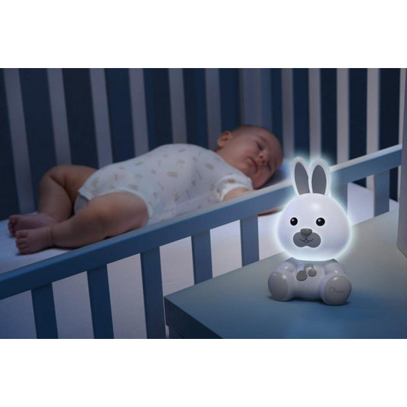 Chicco hudební noční světlo Zajíček neutral 0 m+