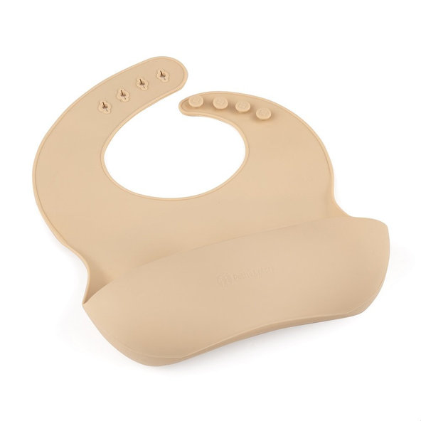 PETITE&MARS silikonový bryndák Sam TAKE&MATCH Desert Sand 6 m+
