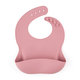 PETITE&MARS silikonový bryndák Sam TAKE&MATCH Dusty Rose 6 m+