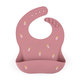 PETITE&MARS silikonový bryndák Sam TAKE&MATCH Rose Princesses 6 m+