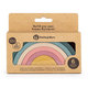 PETITE&MARS skládací hračka TAKE&MATCH Rainbow Misty Green 12 m+