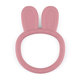 PETITE&MARS silikonové kousátko Bunny Dusty Rose 0 m+