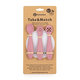 PETITE&MARS silikonové lžičky TAKE&MATCH Dusty Rose 6 m+ 3 ks