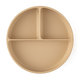 PETITE&MARS dělený kulatý silikonový talíř TAKE&MATCH Desert Sand 6 m+