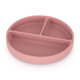 PETITE&MARS dělený kulatý silikonový talíř TAKE&MATCH Dusty Rose 6 m+