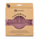 PETITE&MARS dělený kulatý silikonový talíř TAKE&MATCH Dusty Rose 6 m+