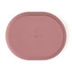PETITE&MARS dělený oválný silikonový talíř TAKE&MATCH Dusty Rose 6 m+