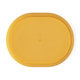 PETITE&MARS dělený oválný silikonový talíř TAKE&MATCH Intense Ochre 6 m+